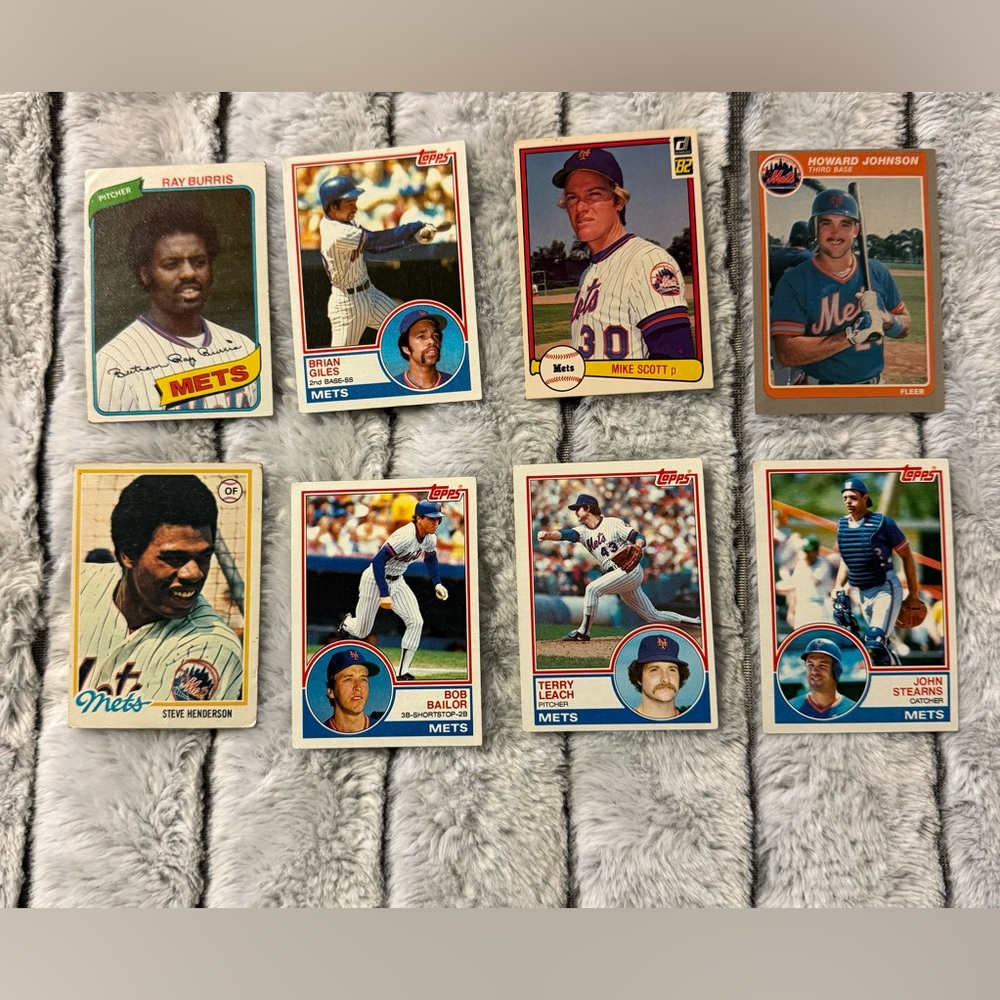 Topps Mets Trading Cards Set - Blue and Orange